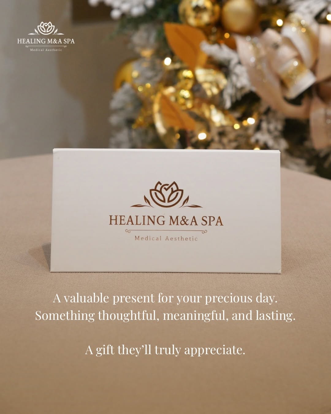Healing M&A Spa gift certificates