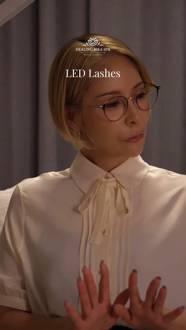 Healing M&A Spa Instagram — LED Lashes